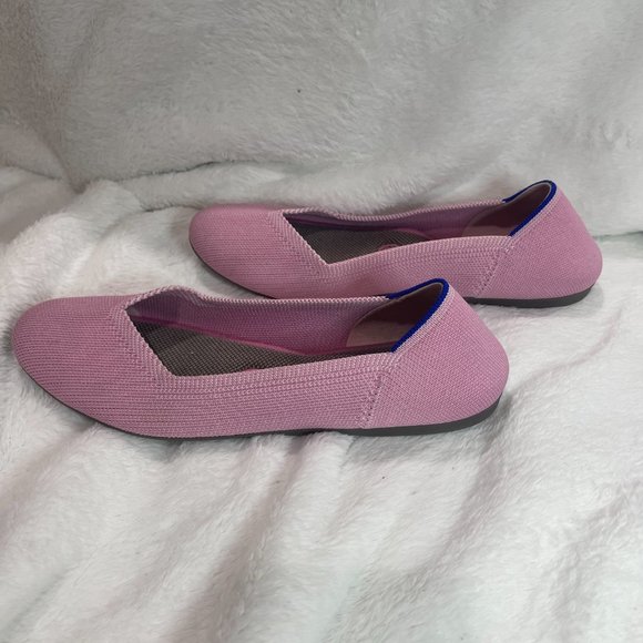 Rothy's Round Toe Ballet Flat - Retired color - begonia pink- Size 8 - Picture 6 of 10
